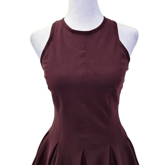Lululemon Here To There Skater Mini Dress in Bordeaux Drama Size 0 (est) - Picture 5 of 8